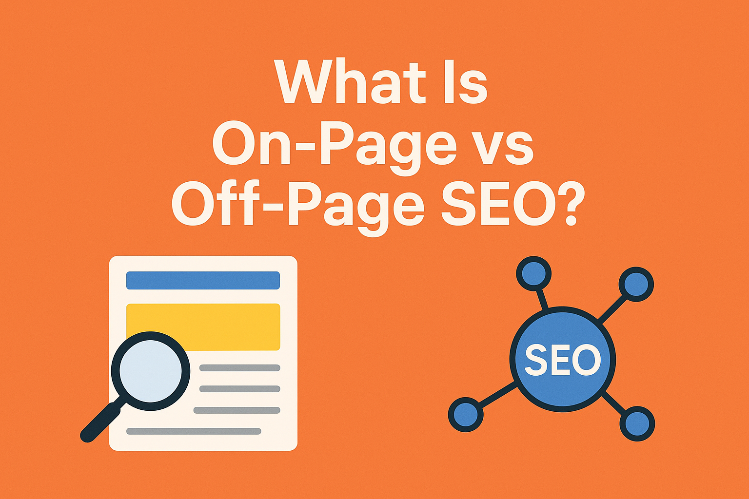 what is on page vs off page seo